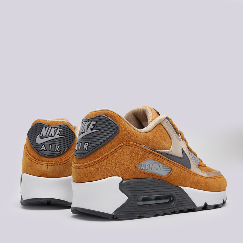 мужские коричневые кроссовки Nike Air Max 90 PRM 700155-700 - цена, описание, фото 4