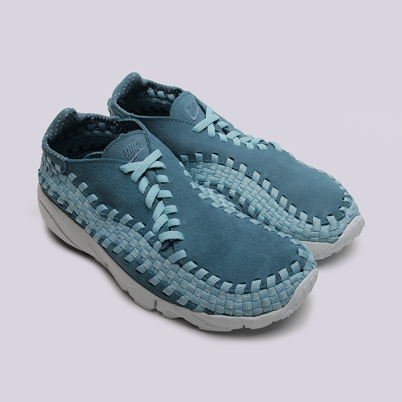 мужские голубые кроссовки Nike Air Footscape Woven NM 875797-002 - цена, описание, фото 3