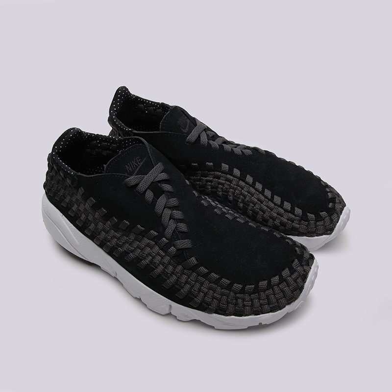 мужские черные кроссовки Nike Air Footscape Woven NM 875797-001 - цена, описание, фото 4