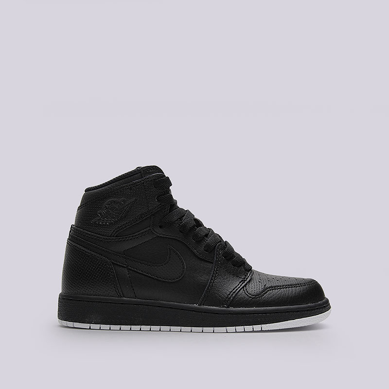 женские черные кроссовки Jordan 1 Retro High OG BG 575441-002 - цена, описание, фото 1