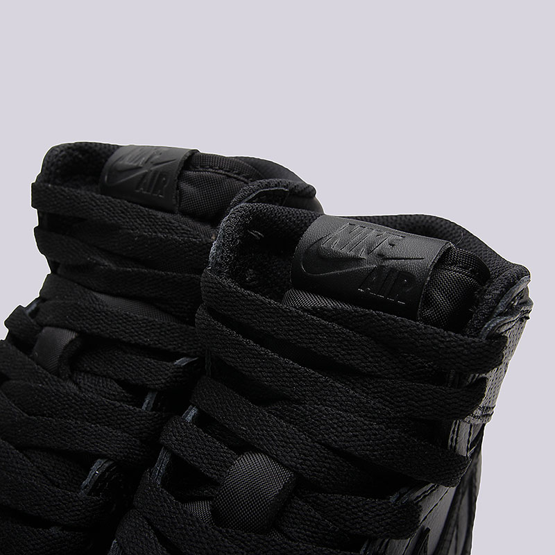 женские черные кроссовки Jordan 1 Retro High OG BG 575441-002 - цена, описание, фото 6