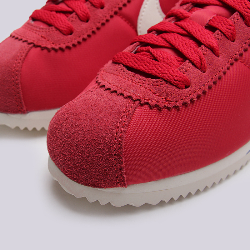 женские красные кроссовки Nike WMNS Classic Cortez Nylon PRM 882258-600 - цена, описание, фото 3