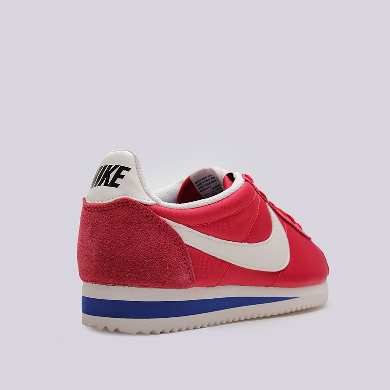 женские красные кроссовки Nike WMNS Classic Cortez Nylon PRM 882258-600 - цена, описание, фото 4