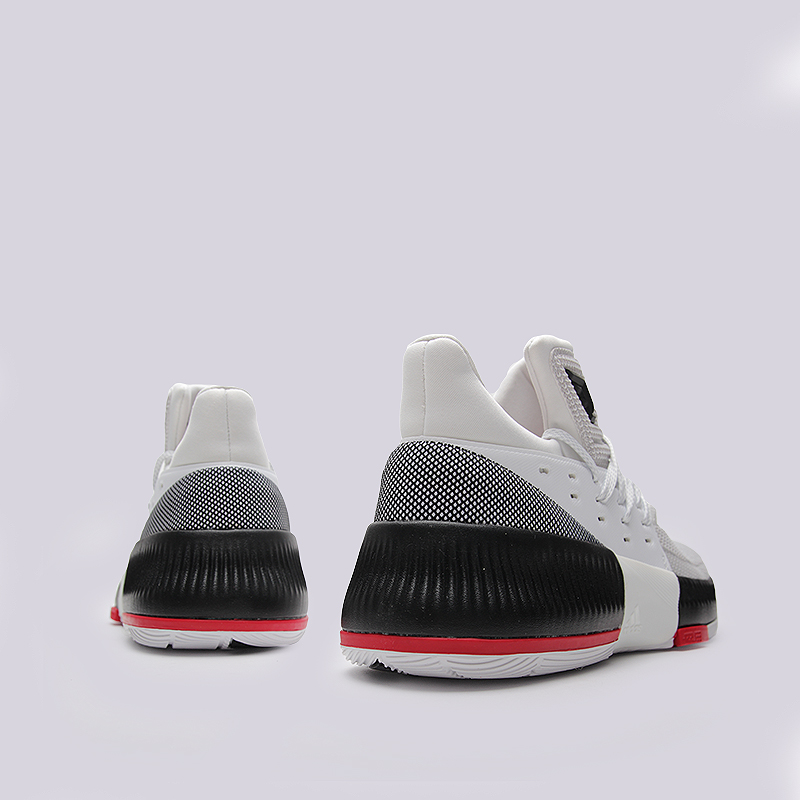 мужские белые баскетбольные кроссовки adidas D Lillard 3 BB8268 - цена, описание, фото 3