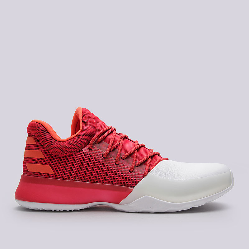 мужские красные баскетбольные кроссовки adidas Harden Vol.1 BW0547 - цена, описание, фото 1