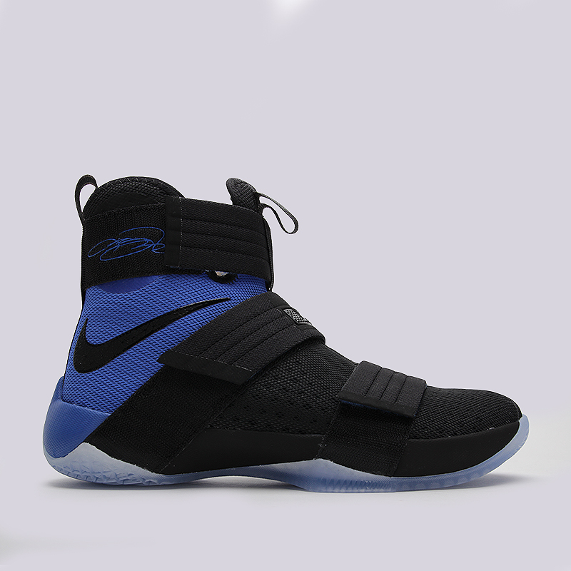 мужские синие баскетбольные кроссовки Nike Lebron Soldier 10 SFG 844378-004 - цена, описание, фото 1