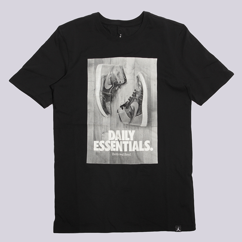 мужская черная футболка Jordan Daily Essentials 843709-010 - цена, описание, фото 1