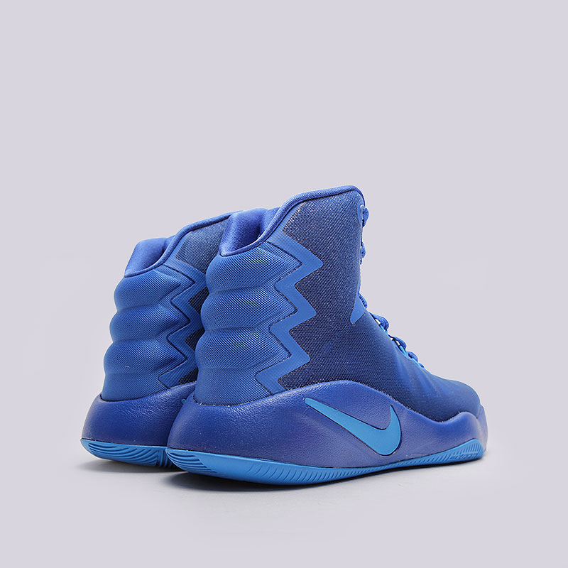 детские синие баскетбольные кроссовки  Nike Hyperdunk 2016 (GS) 845120-440 - цена, описание, фото 3