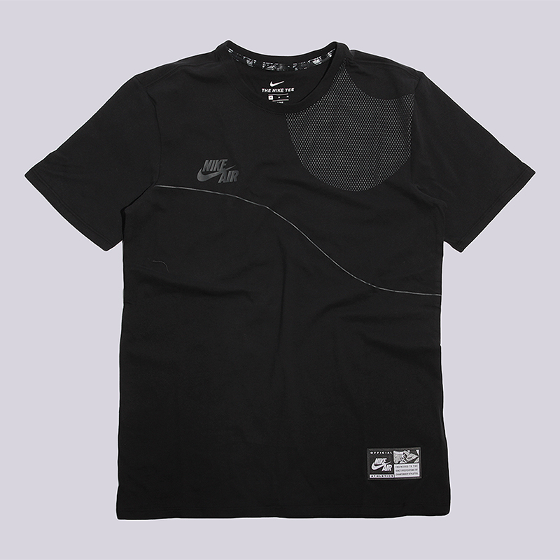 мужская черная футболка Nike M NK Air Tee 3 834579-010 - цена, описание, фото 1