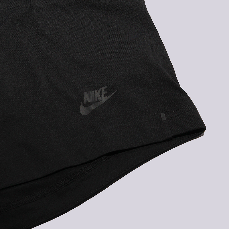 мужская черная футболка Nike M NSW BND Top SS 832208-010 - цена, описание, фото 2