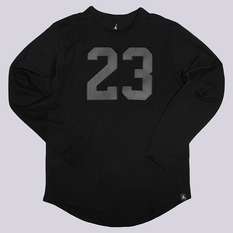 мужская черная футболка Jordan AJ 6 L/S Tee 833924-010 - цена, описание, фото 1