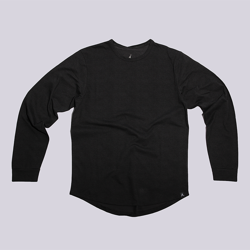 мужская черная футболка Jordan 23 True Ele Printed L/S Top 845617-060 - цена, описание, фото 1
