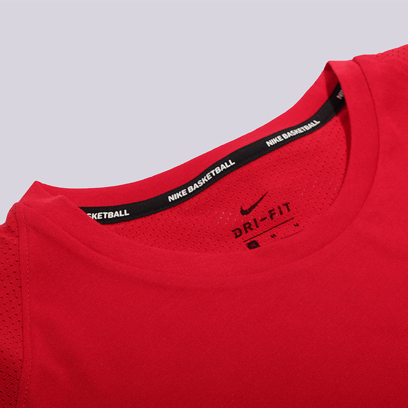 женская красная футболка Nike WMNS NK BRTHE Top LS Elite 842740-657 - цена, описание, фото 2