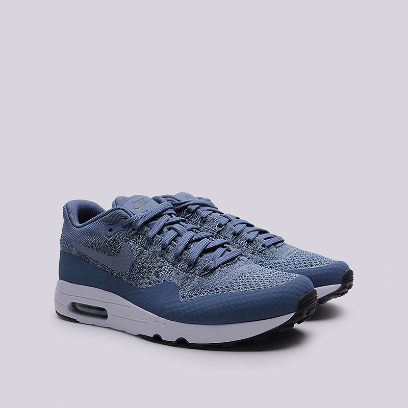 мужские синие кроссовки Nike Air Max 1 Ultra 2.0 Flyknit 875942-400 - цена, описание, фото 2