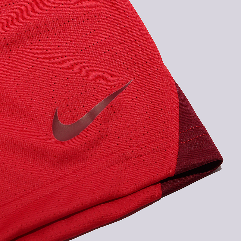 женские красные шорты Nike WMNS NK Short 813941-657 - цена, описание, фото 3