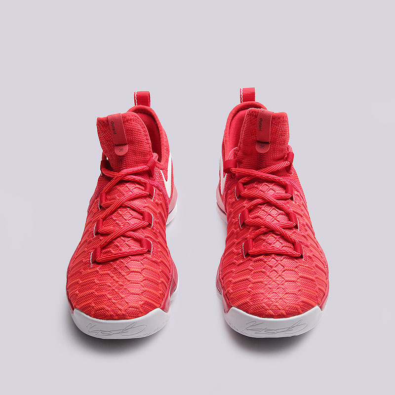 детские красные баскетбольные кроссовки Nike Zoom KD9 (GS) 855908-611 - цена, описание, фото 4