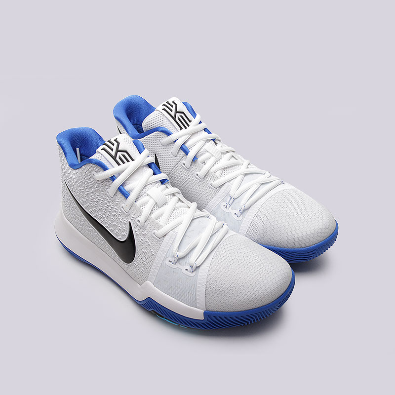 мужские белые баскетбольные кроссовки  Nike Kyrie 3 852395-102 - цена, описание, фото 4