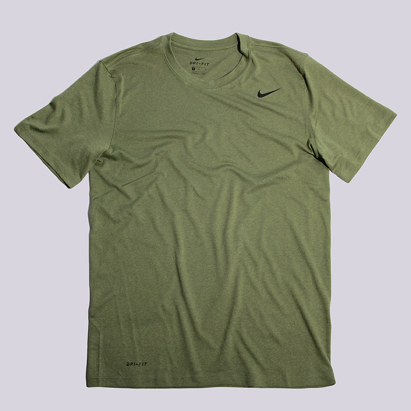 мужская зеленая футболка Nike M NK Dry Tee LGD 2.0 718833-387 - цена, описание, фото 1