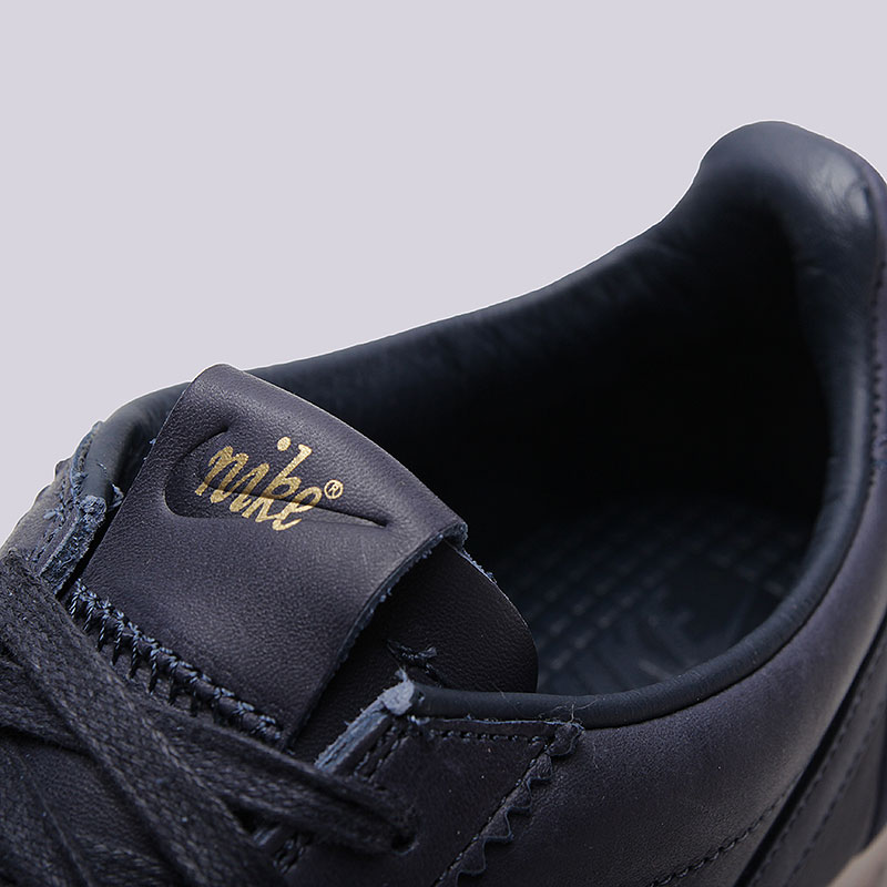 мужские синие кроссовки Nike Classic Cortez Prem QS TZ 898088-400 - цена, описание, фото 5