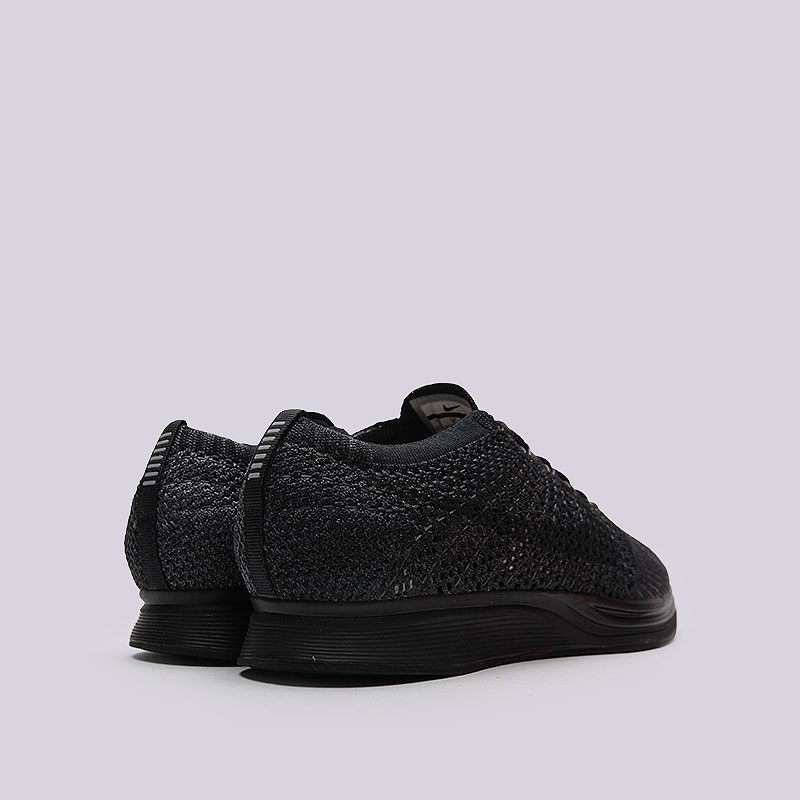 мужские черные кроссовки Nike Flyknit Racer 526628-009 - цена, описание, фото 4