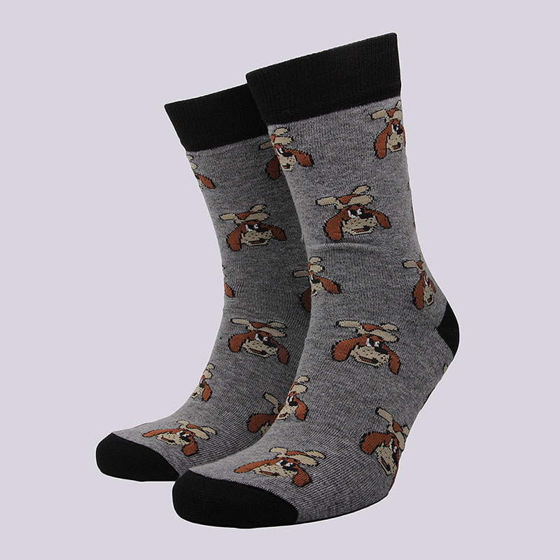 мужские серые носки Запорожец heritage Шарик Шарик-серый - цена, описание, фото 1