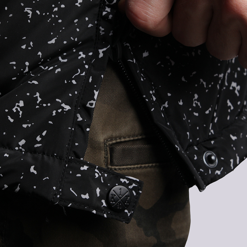 мужская черная куртка K1X Urban Hooded Halfzip MK3 1163-1200/0133 - цена, описание, фото 7