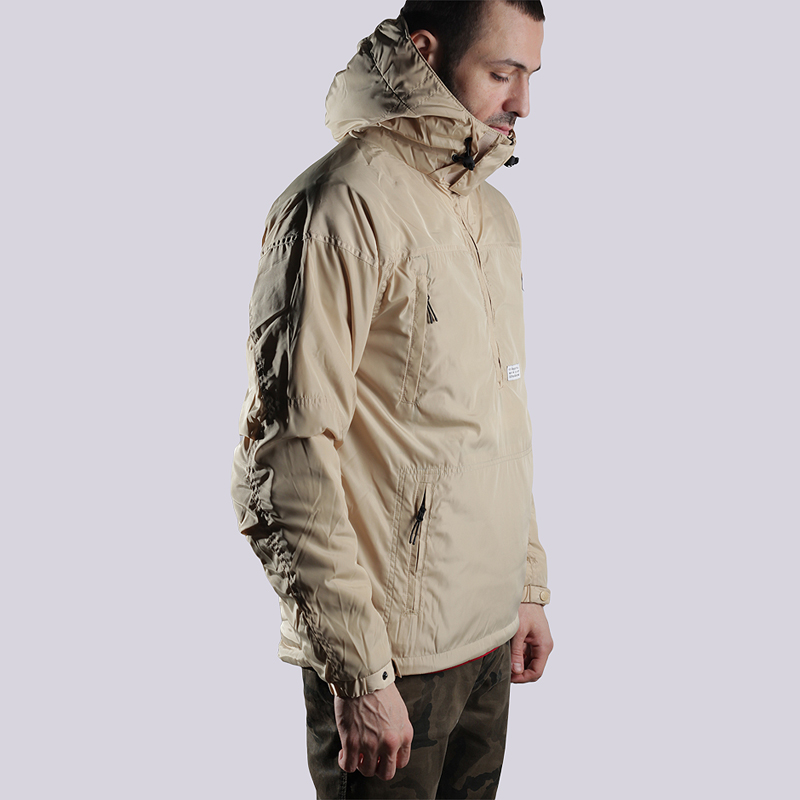 мужская бежевая куртка K1X Urban Hooded Halfzip MK3 1163-1200/2700 - цена, описание, фото 2