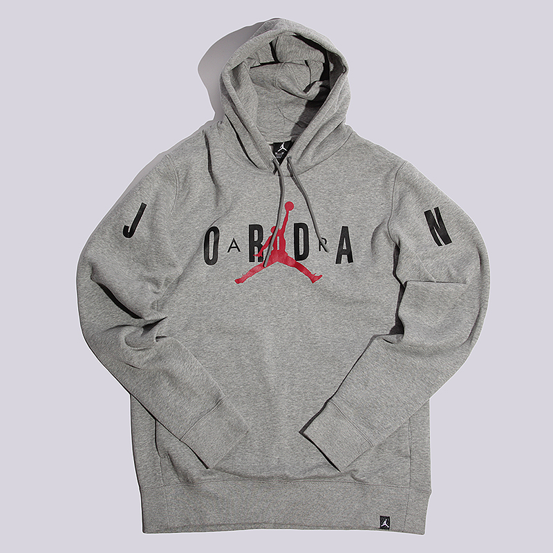 

Толстовка Jordan Jumpman Brushed Graphic PO, Серый