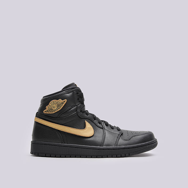 мужские черные кроссовки  Jordan 1 Retro High BHM 908656-001 - цена, описание, фото 1