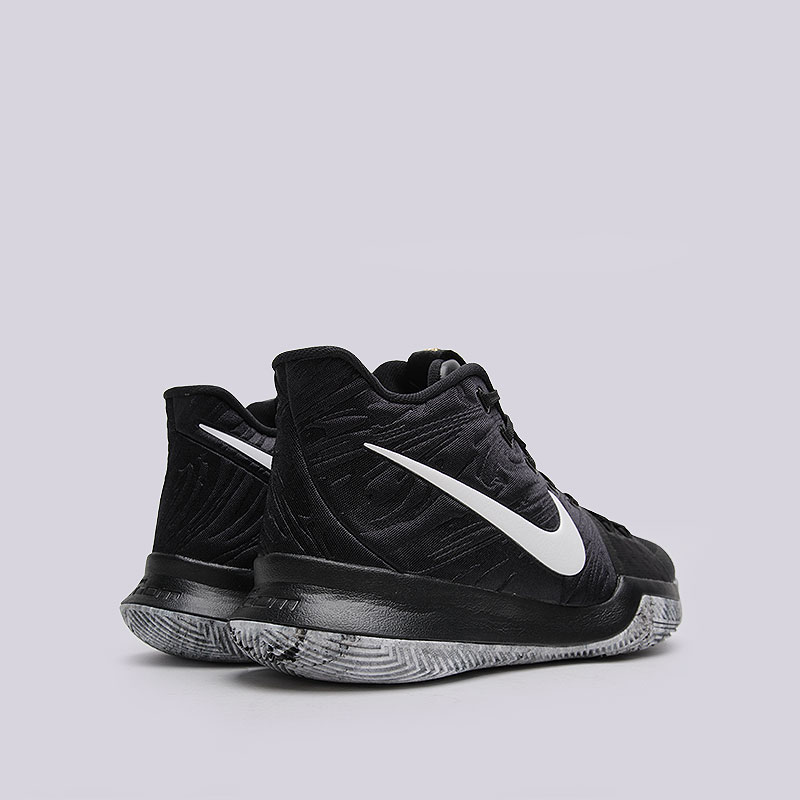 мужские черные баскетбольные кроссовки Nike Kyrie 3 BHM 852415-001 - цена, описание, фото 3