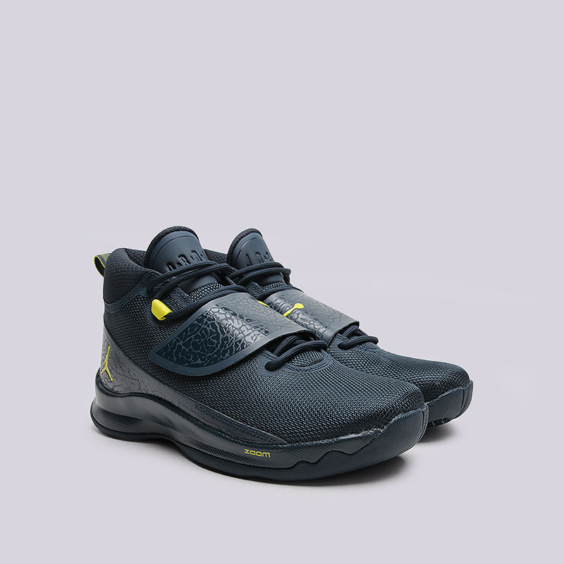 мужские синие баскетбольные кроссовки  Jordan Super.Fly 5 PO 881571-405 - цена, описание, фото 2