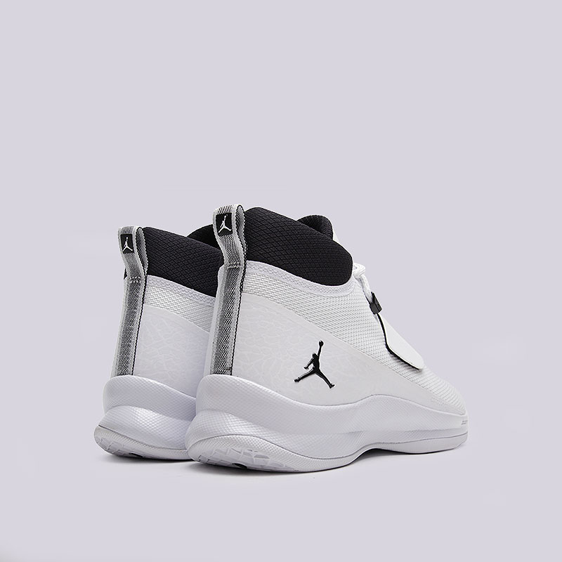 мужские белые баскетбольные кроссовки  Jordan Super.Fly 5 PO 881571-110 - цена, описание, фото 3