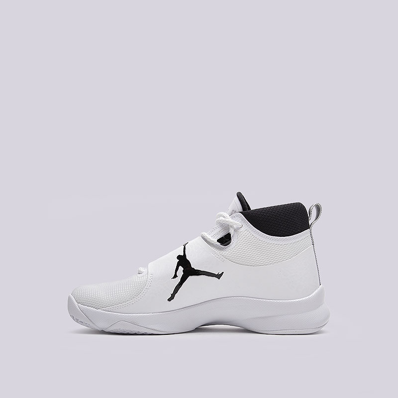 мужские белые баскетбольные кроссовки  Jordan Super.Fly 5 PO 881571-110 - цена, описание, фото 5