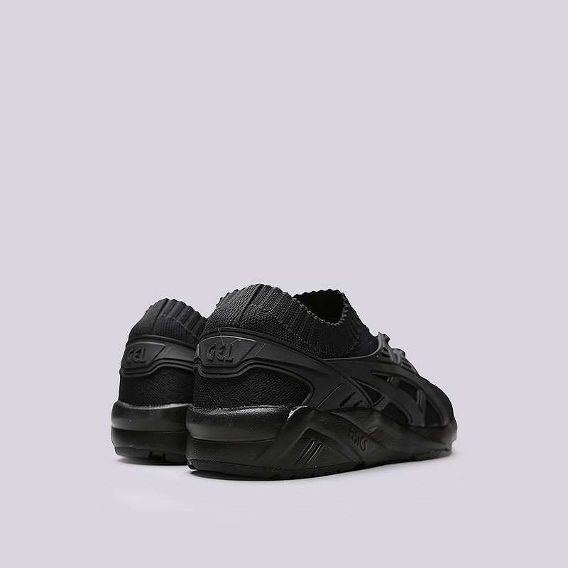 мужские черные кроссовки ASICS Gel-Kayano Trainer Knit H705N-9090 - цена, описание, фото 3