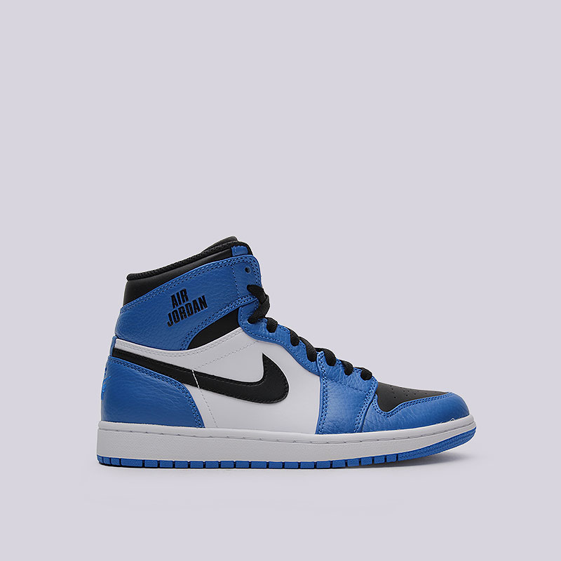 

Кроссовки Jordan 1 Retro High, Синий;чёрный;белый