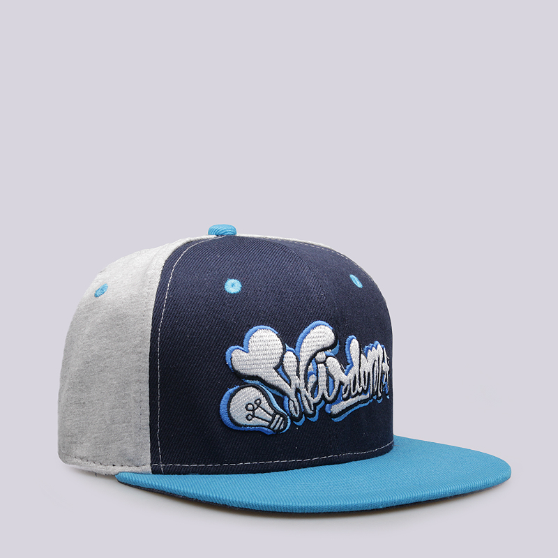 Мужская кепка True spin Wisdom Strapback (Wisdom-blk/blue)  - цена, описание, фото 2