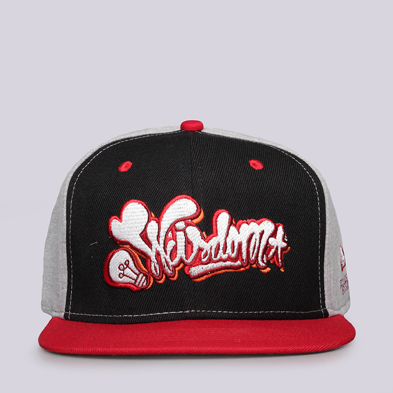 мужская красная кепка True spin Wisdom Strapback Wisdom blk/red - цена, описание, фото 1