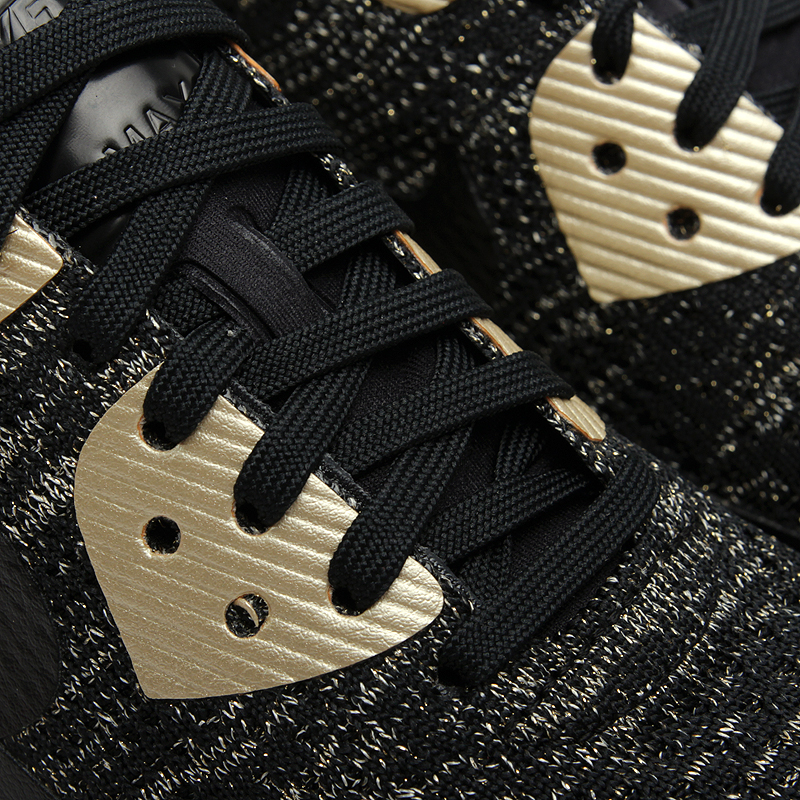 женские черные кроссовки Nike WMNS Air Max 90 Ultra 2.0 FK MTLC 881563-001 - цена, описание, фото 5