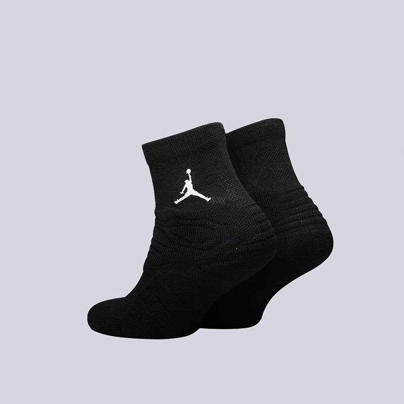 мужские черные носки Jordan Ultimate Flight QTR Sock SX5321-011 - цена, описание, фото 2