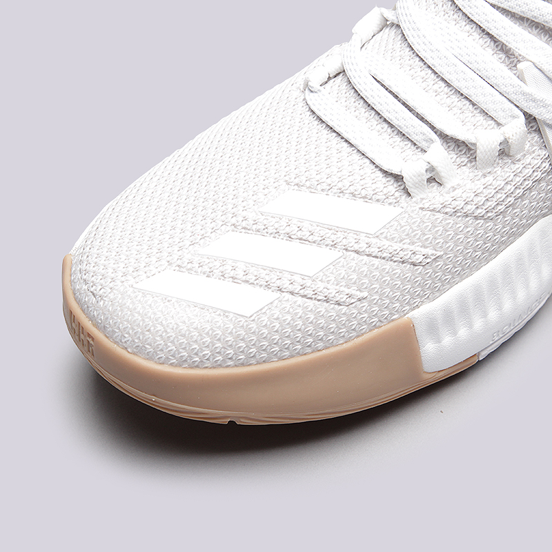 мужские белые баскетбольные кроссовки adidas D Lillard 3 BW0323 - цена, описание, фото 4