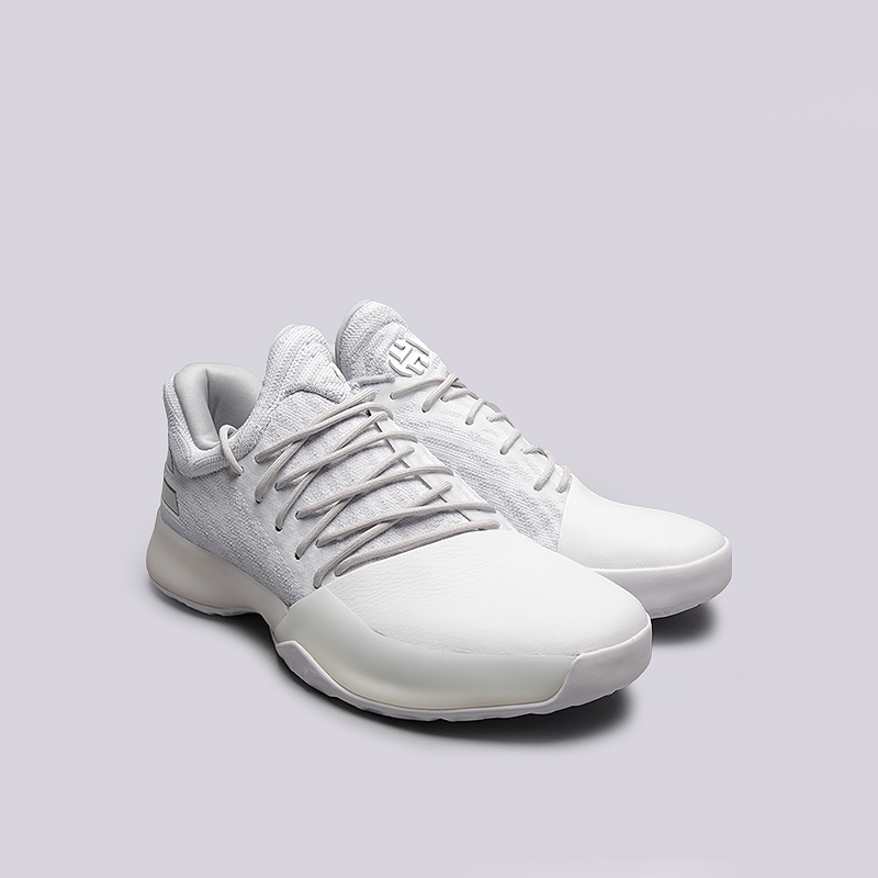 мужские белые баскетбольные кроссовки adidas Harden Vol.1 B39495 - цена, описание, фото 3