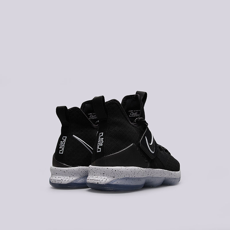 детские черные баскетбольные кроссовки Nike Lebron XIV (GS) 859468-002 - цена, описание, фото 4
