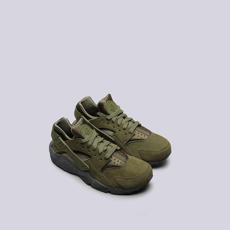 мужские зеленые кроссовки Nike Air Huarache Run SE 852628-301 - цена, описание, фото 2