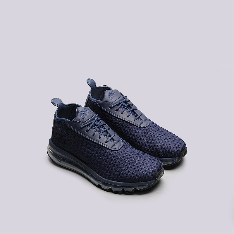 мужские синие кроссовки Nike Air Max Woven Boot 921854-400 - цена, описание, фото 2