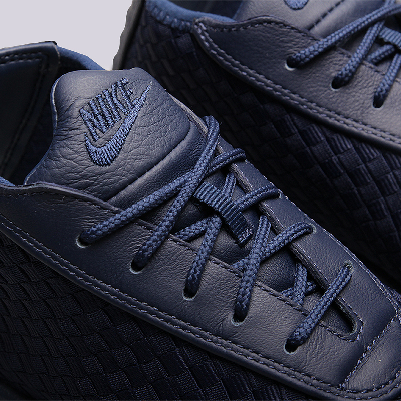 мужские синие кроссовки Nike Air Max Woven Boot 921854-400 - цена, описание, фото 3