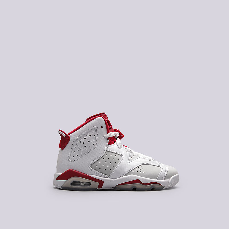 

Кроссовки Jordan Air Jordan VI Retro BG, Серый;белый;красный