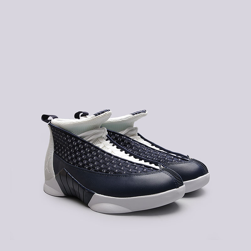 мужские синие кроссовки Jordan XV Retro 881429-400 - цена, описание, фото 2