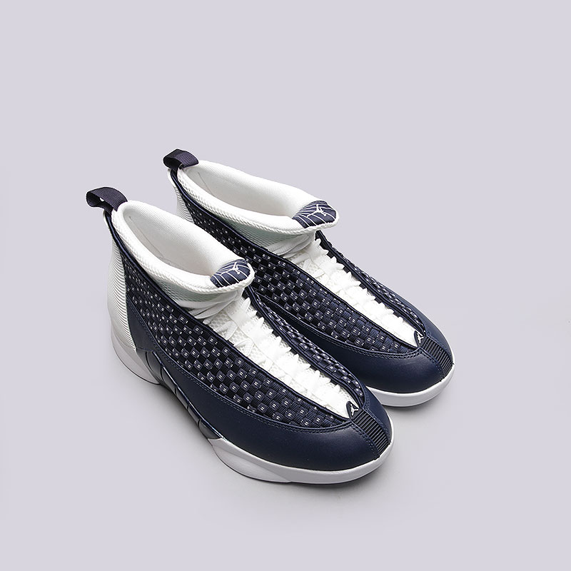 мужские синие кроссовки Jordan XV Retro 881429-400 - цена, описание, фото 3