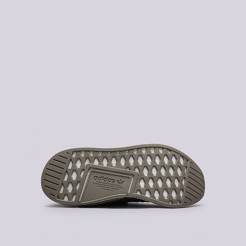 мужские бежевые кроссовки  adidas NMD_R2 PK BA7198 - цена, описание, фото 2