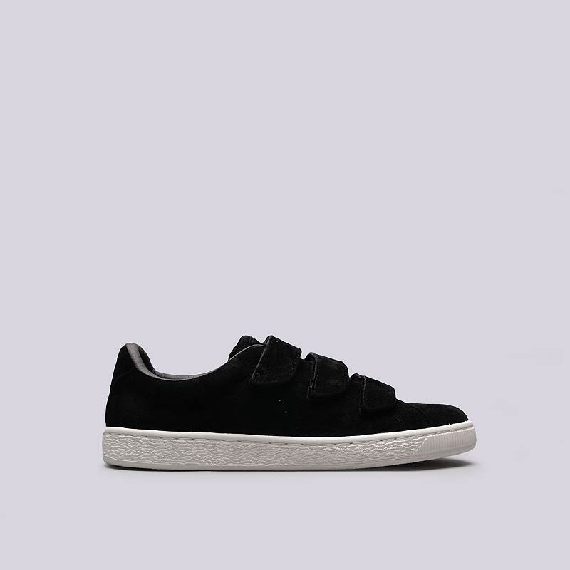 мужские черные кроссовки PUMA Basket Strap Soft Premium 36318501 - цена, описание, фото 1